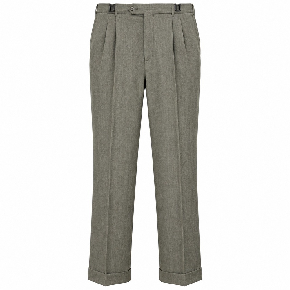 Cricketeer Old Money Pleated Trousers Mens 40 Dark Academia Gorpcore Retro